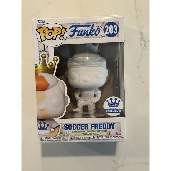 Funko Pop! Soccer Freddy #203 Funko Shop Exclusive DIY New #3 - Picture 1 of 7